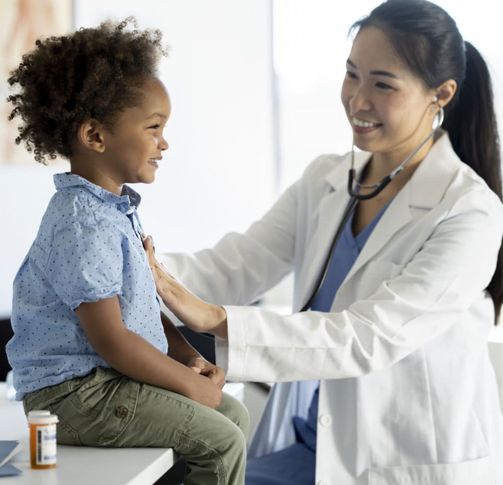 Doctor-and-child